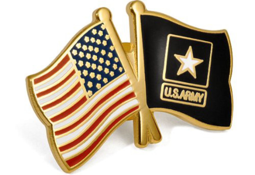 NEW USA Flag / U.S. Army Flags Lapel Pin