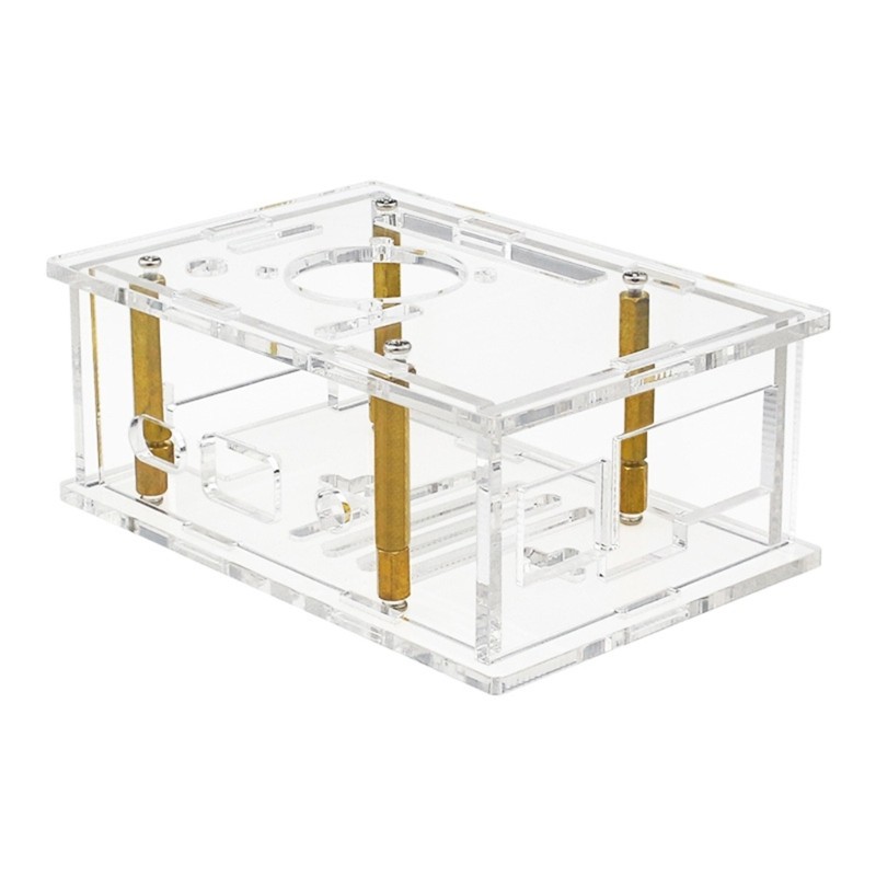 Acrylic Shell Box High Transparent For PI 4A Featuring Easy Installation