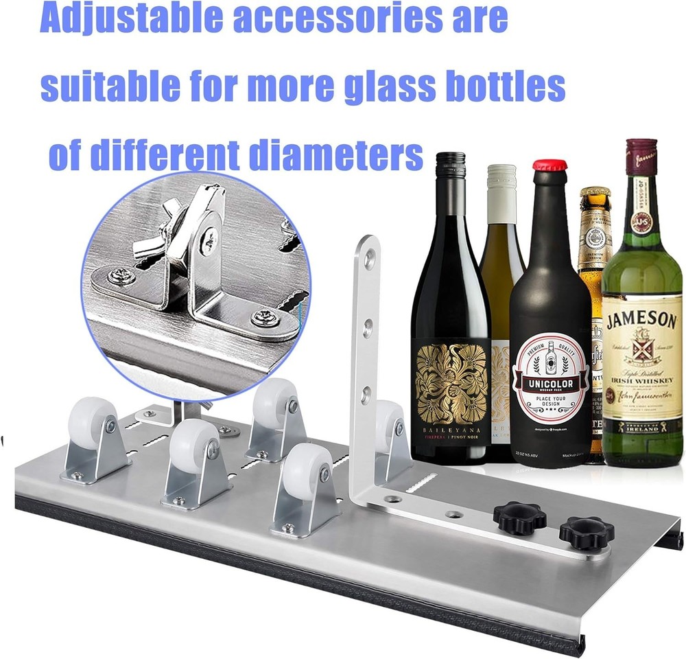 Adjustable Glass Bottle Cutter - Complete Kit for Precise Cutting & Crafting