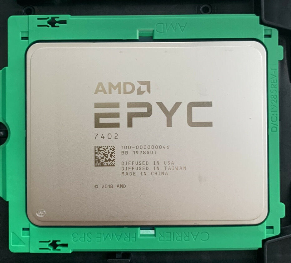 AMD EPYC 7402 CPU PROCESSOR 24 CORE 2.80GHZ 128MB CACHE 180W - Dell Lock