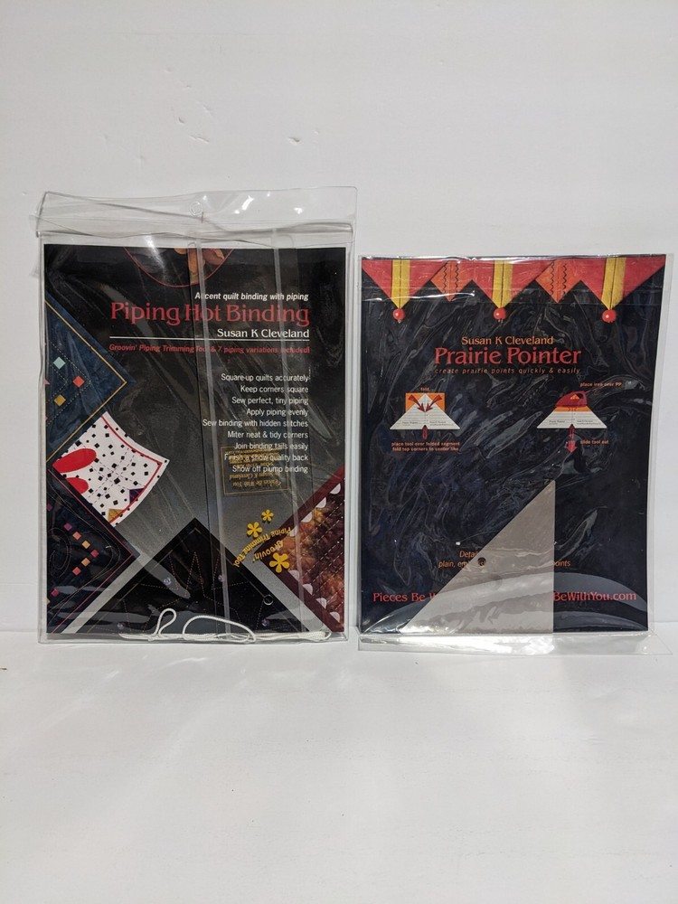 Piping Hot Binding & Prairie Pointer Pressing Tool For Quilting