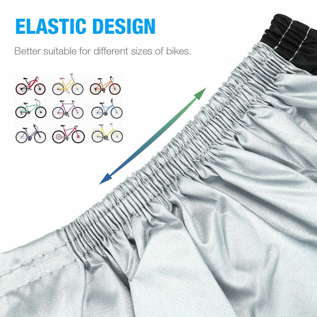 Large Waterproof Bikes Cover Outdoor Rain/Sun Protector Bicycle Dustproof Cover