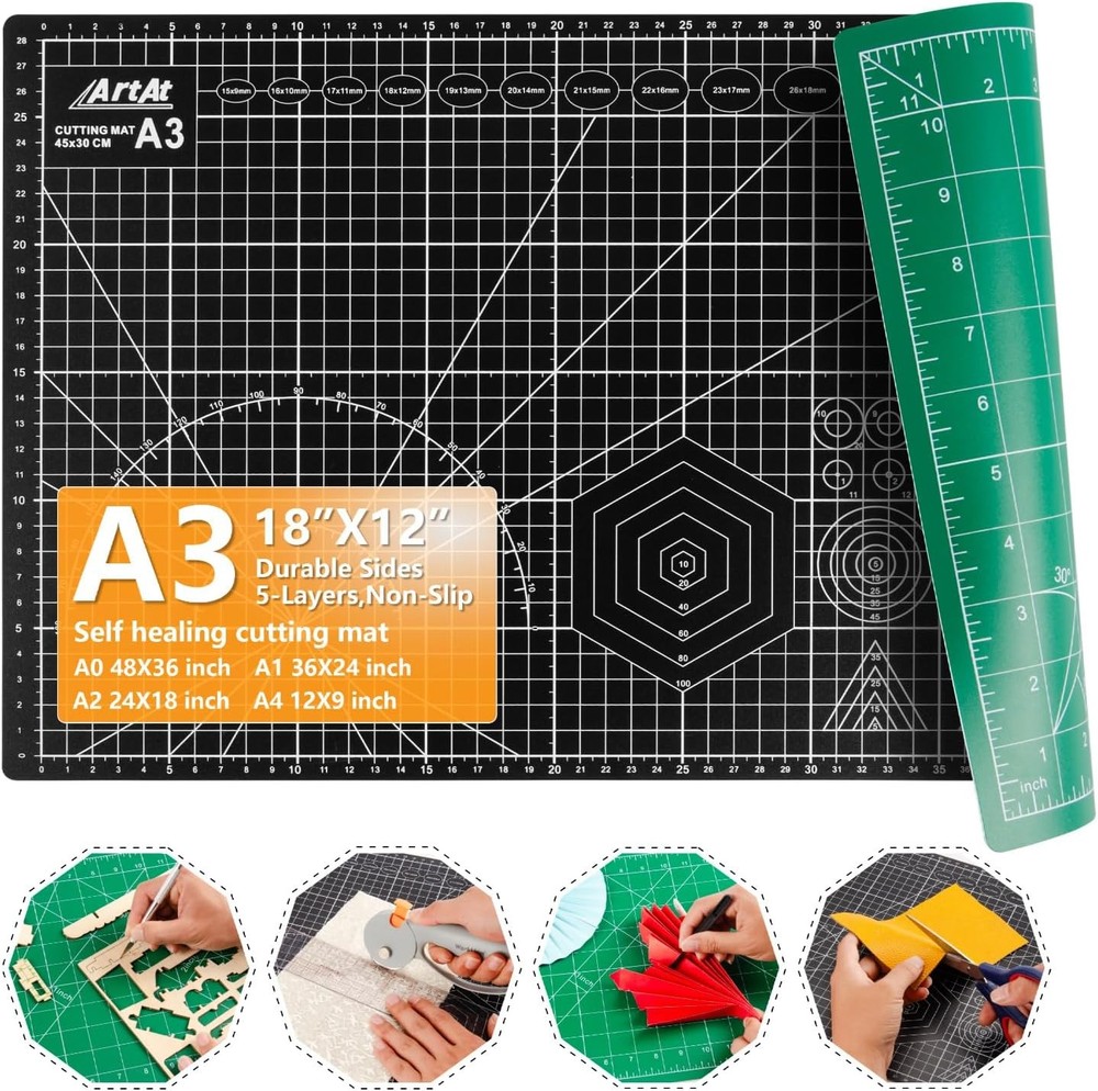 Self Healing Cutting Mat Double Sided Fabric Cutting Board