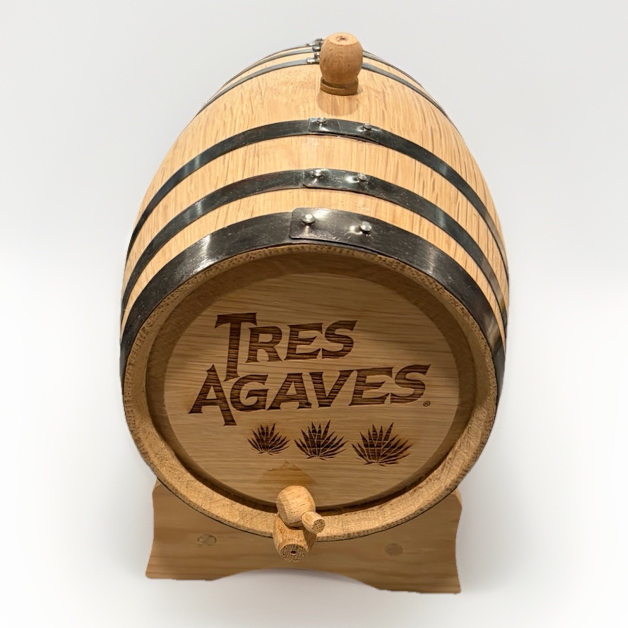 Thousand Oaks Barrel Wood Aging Kit W/ Stand Bung Spigot Tres Agaves Tequila New