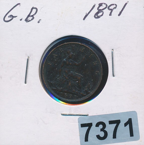 GREAT BRITAIN - 1891  - FARTHING - #7371