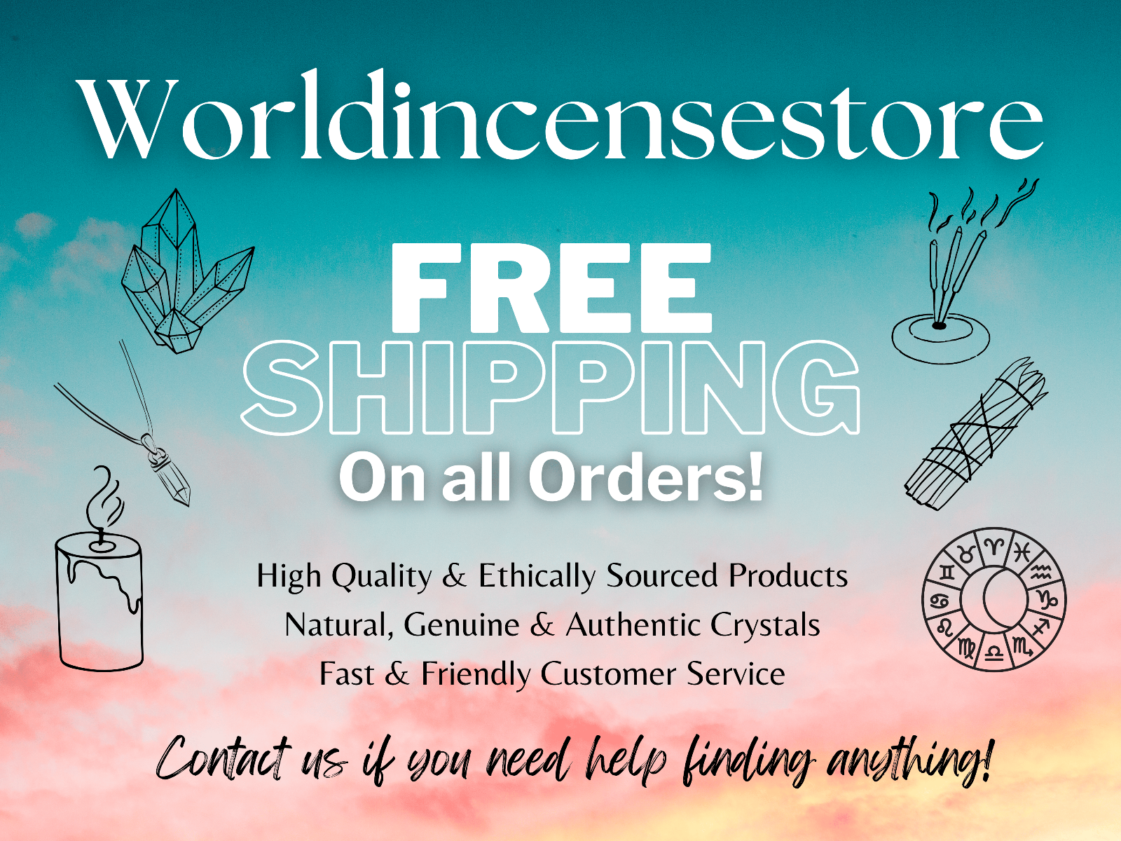 Crystal Gemstone Pendulums - Natural Faceted Pendulum (Dowsing, Divination)