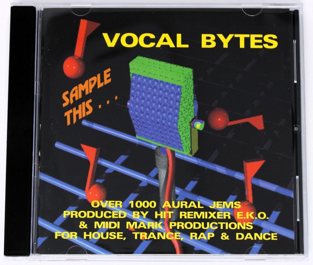 Midi Mark Productions Vocal Bytes Sample/Sound Library/Sampling CD 1993