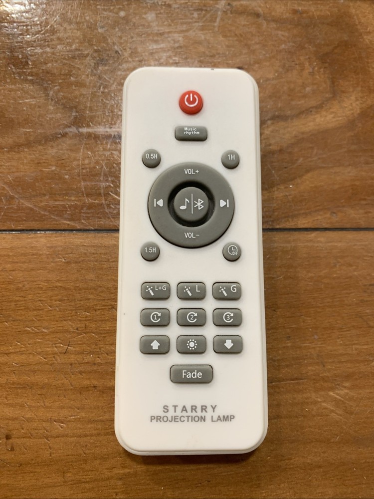 Starry Projection Lamp Remote White