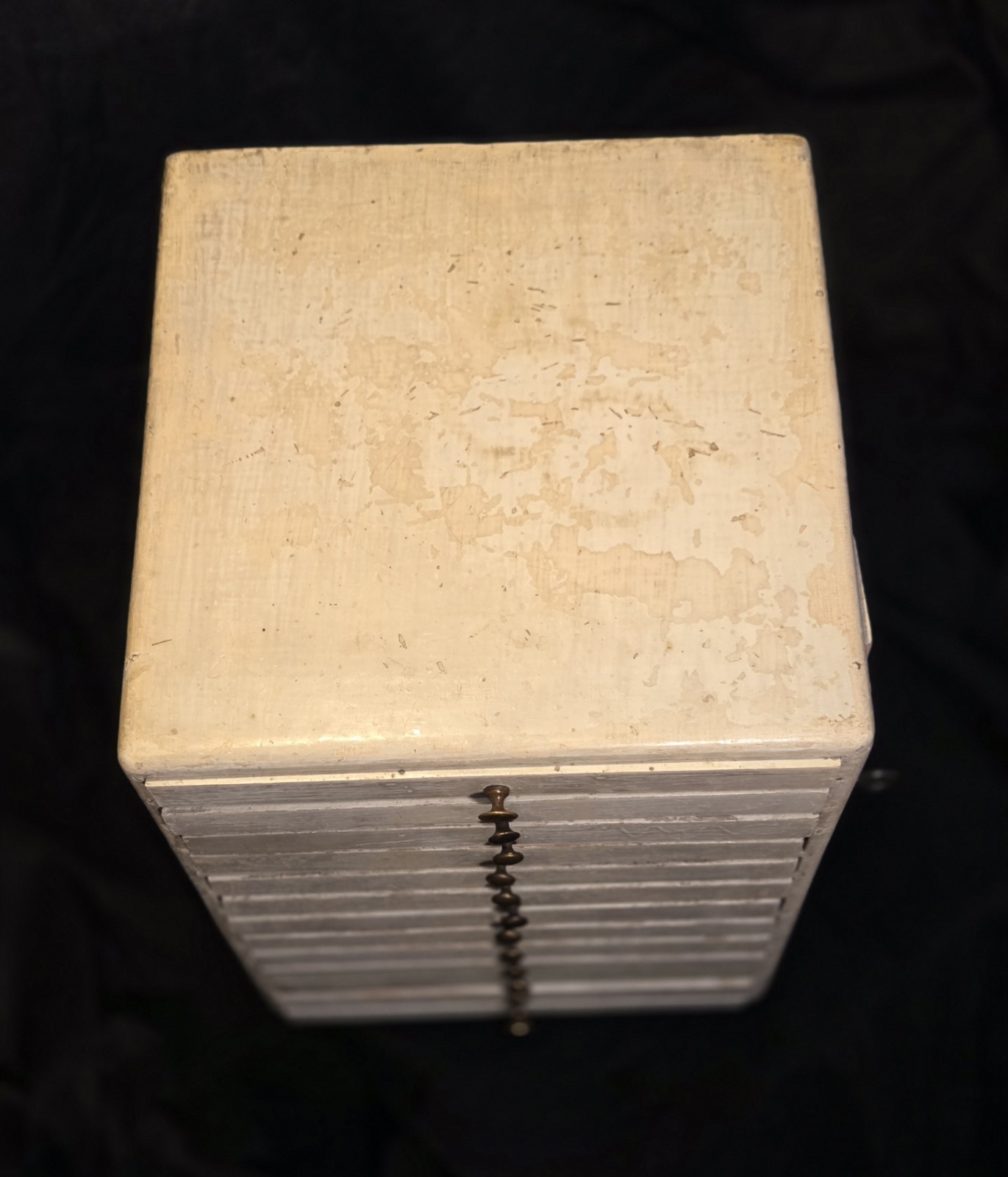 Antique Primitive Watchmaker Specimen Cabinet 13 Drawers Jewelry Parts Organizer