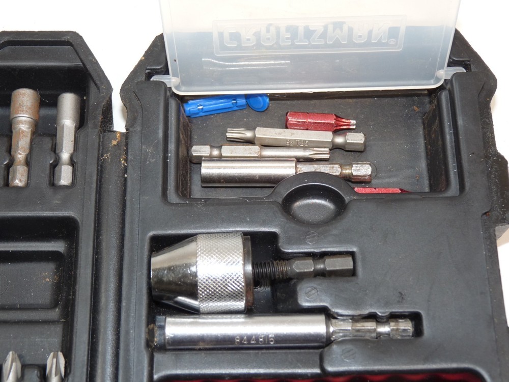 54-pc CRAFTSMAN Tools Speed Lok POWER DRIVING & Insert BIT SET w/Case Nut Setter