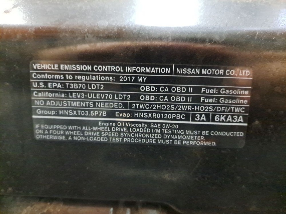 2017 Qx60 Jack Sku#4332028