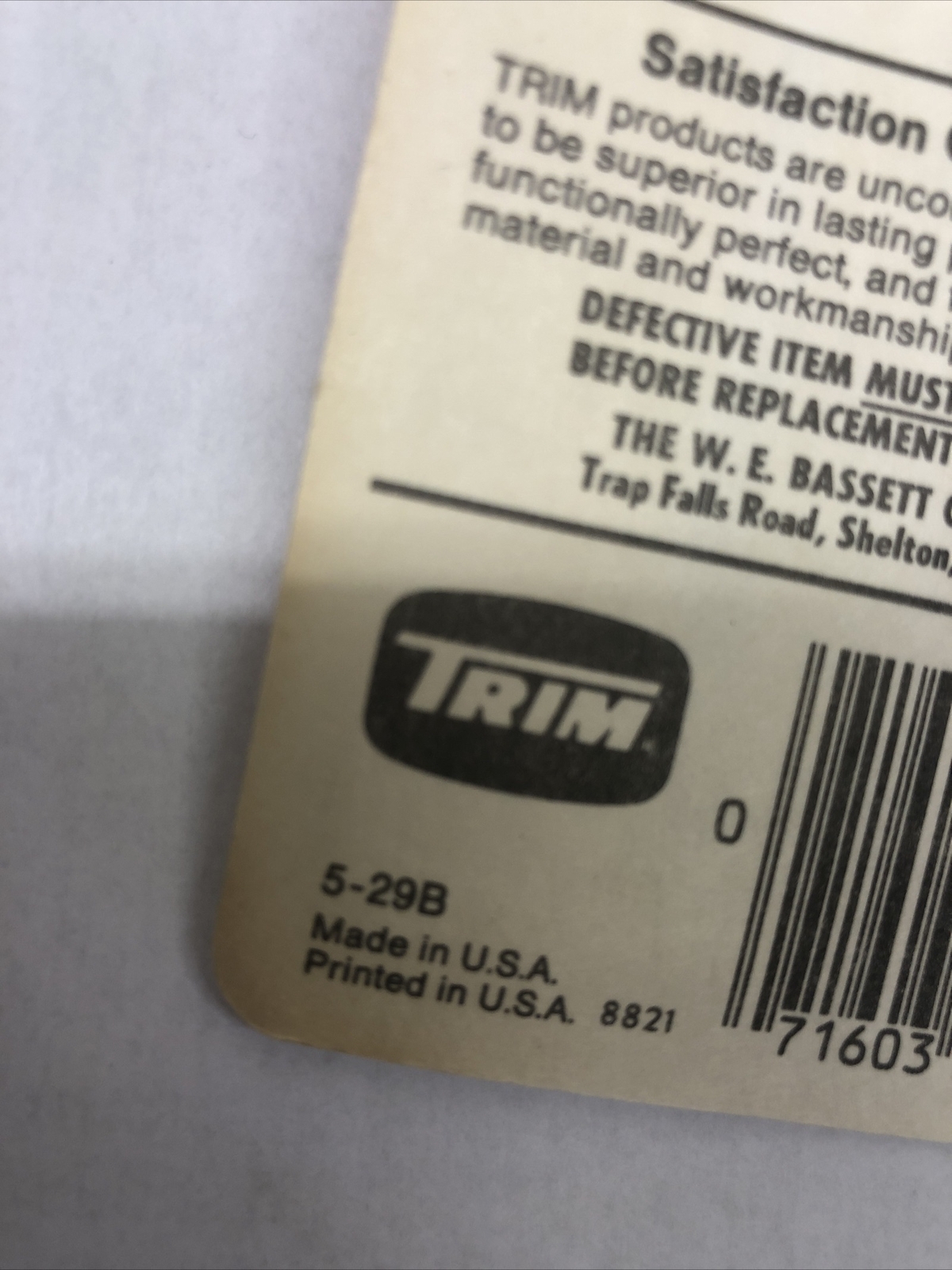 Vintage Trim Slant Tip Tweezers, Rare 5-29B