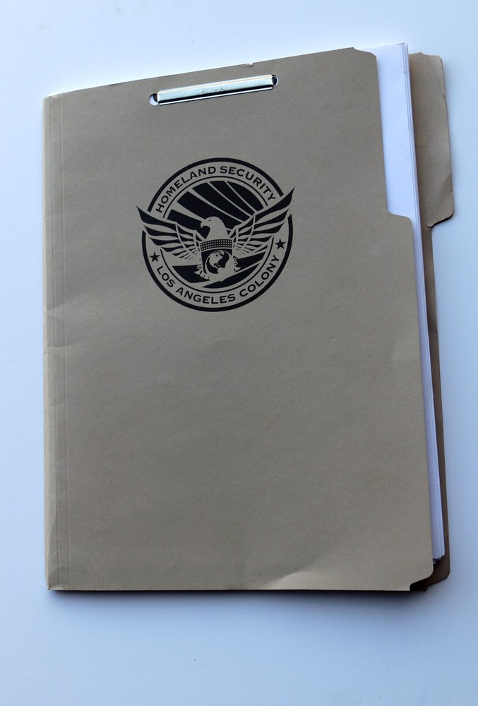 Colony (2016) - Rolodex File - Original Prop