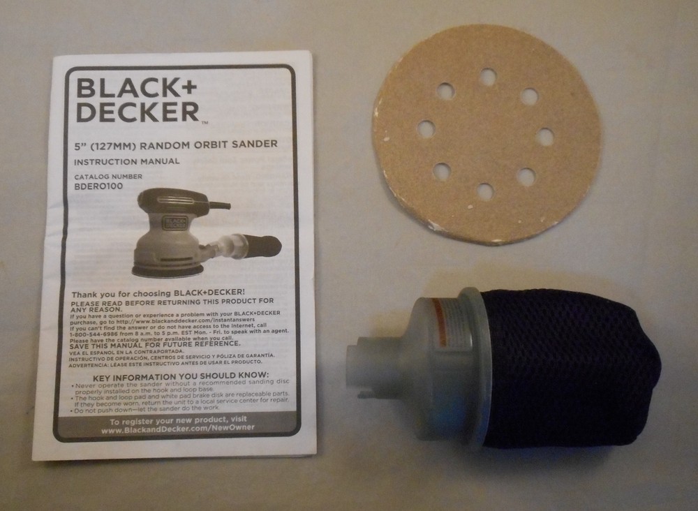Black + Decker BDERO100 5 in. Random Orbit Sander