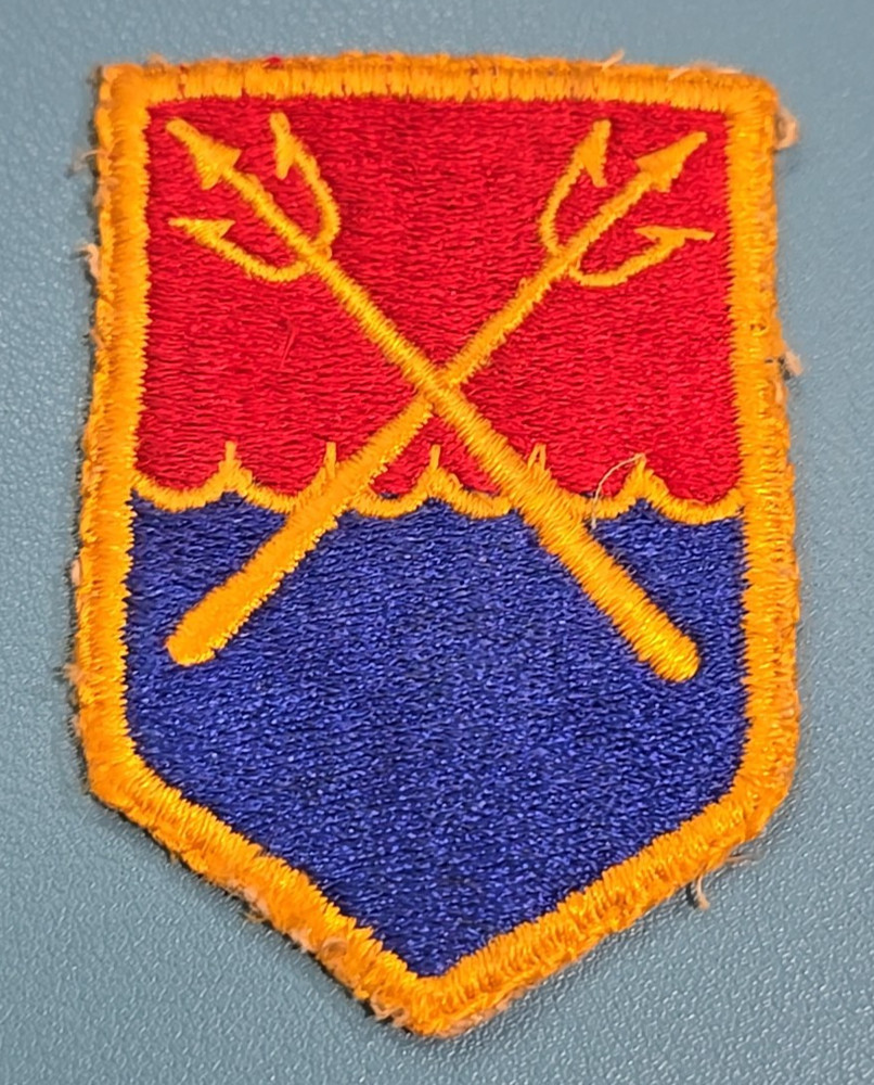 US Army Eastern Defense Command Patch-Cut Edge-Snow Back--Vintage WW-II*