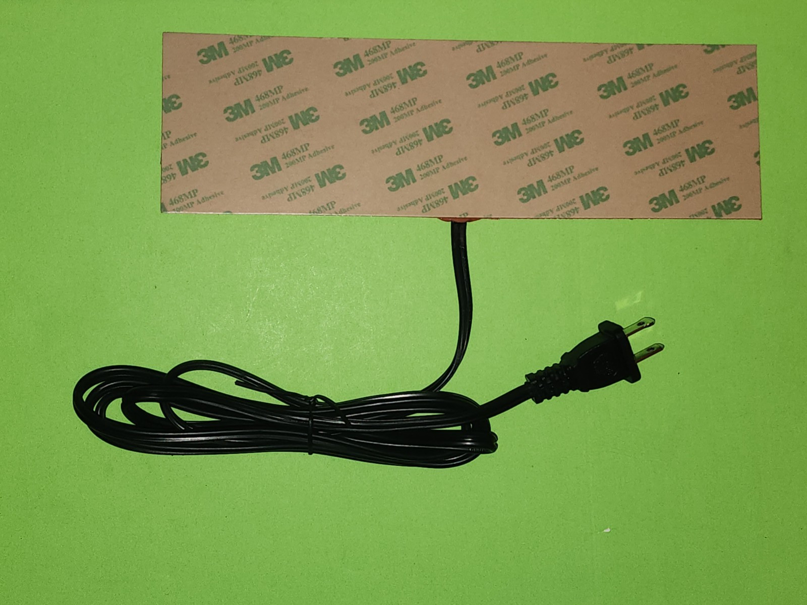 100 Watt 120 Volt Silicone Tank Oil Pan Heater Mack Diesel 3M Adhesive w/Plug