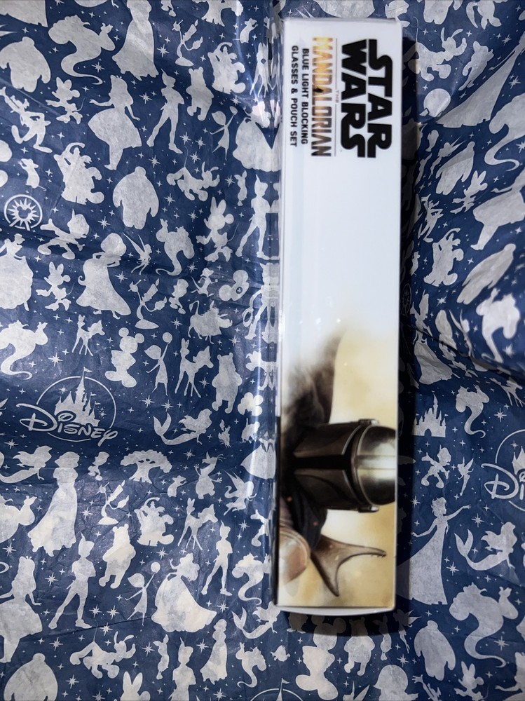 Disney STAR WARS MANDALORIAN BLUE LIGHT BLOCKING GLASSES & POUCH SET