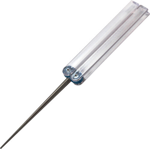 DMT Dia-Fold Serrated Sharpener Blue, coarse grit. 4" diamond cone sharpens serr