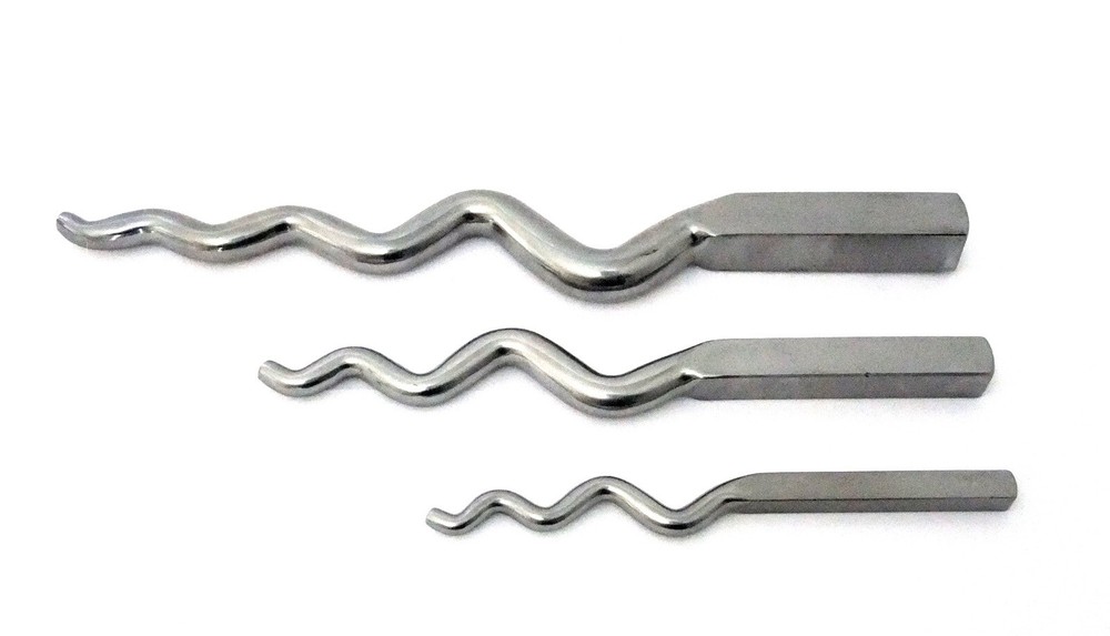 3 Pc. Sinusoidal Large Heavy Duty Highly Polished Large Forming Stakes