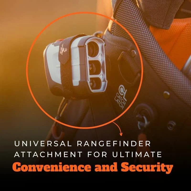 Golf Magnetic Rangefinder Holder for Carts & Push Carts Latch It Technology, Non