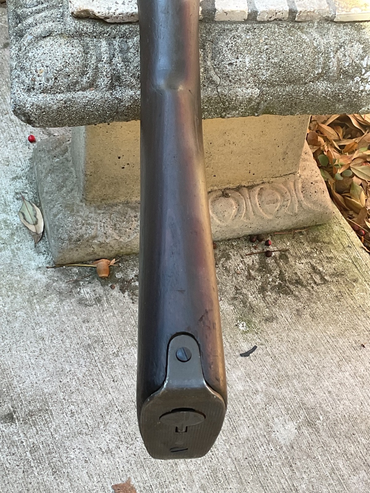 Remington 1903A3 stock, handguard, hardware as shown. Cartouches