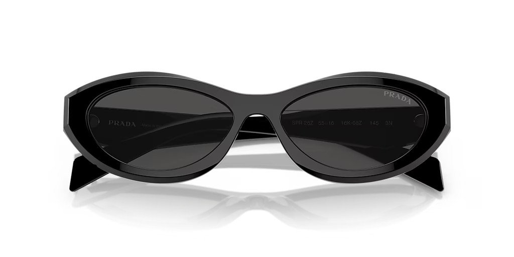 PRADA PR 26ZS 16K08Z Black Dark Grey Women's 55 mm Sunglasses