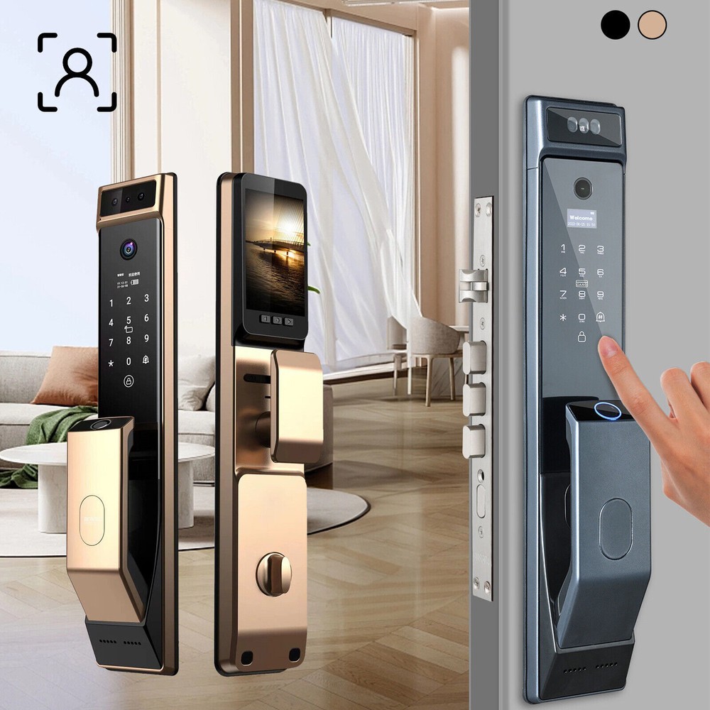 3D Face Recognition Door Lock Keyless Smart Mortise Lock Security Intelligent