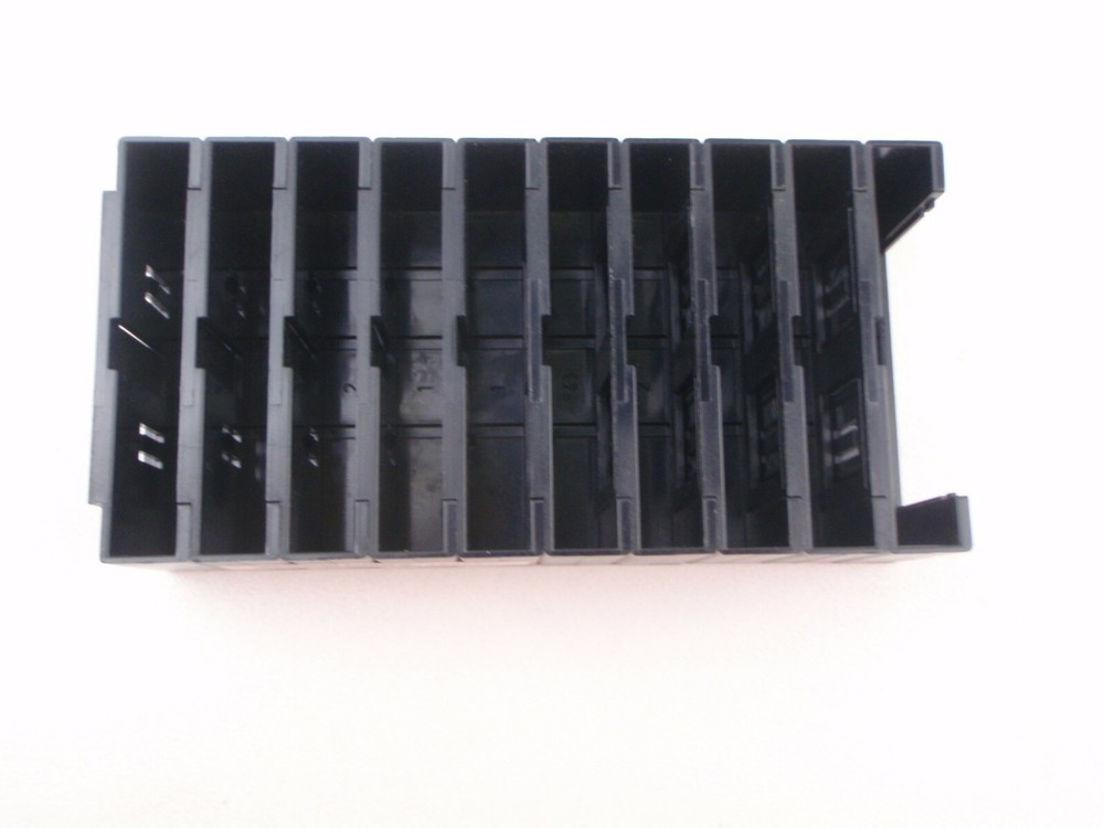 MICROCASSETTE MICRO CASSETTE TAPE HOLDER STORAGE RACK CASE TAPES FILE BLACK