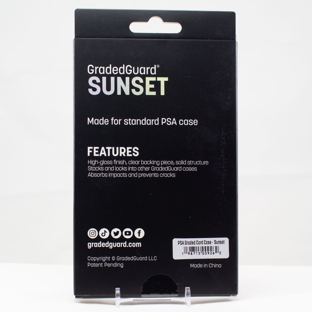 GradedGuard PSA Graded Card Case Guard Protector SUNSET Limited Edition