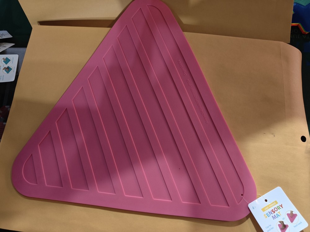 Sensory Mats Pink Triangle - From Target w/ Tags  NEW!