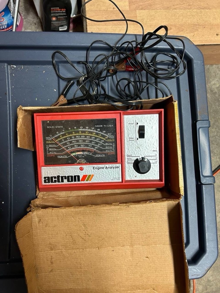 Vintage Actron Engine Analyzer Model 615 | Made in USA | Untested