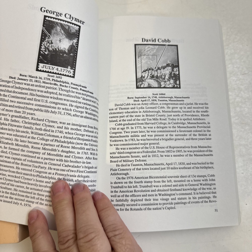 Thomas, Richard Louis. Who's Who on U.S. Stamps Lot Of 2 Books