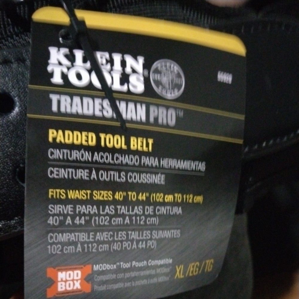 Klein Tools Tradesman Pro Extra Large Padded Tool Belt