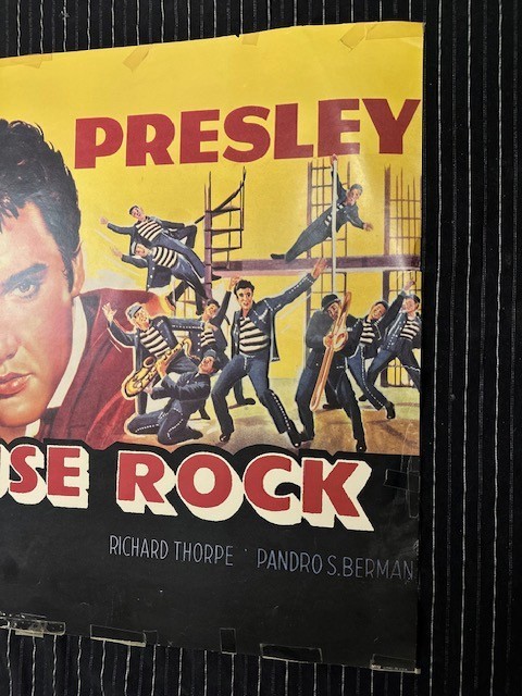 ELVIS PRESLEY JAILHOUSE ROCK POSTER 20''x28'' VERY RARE