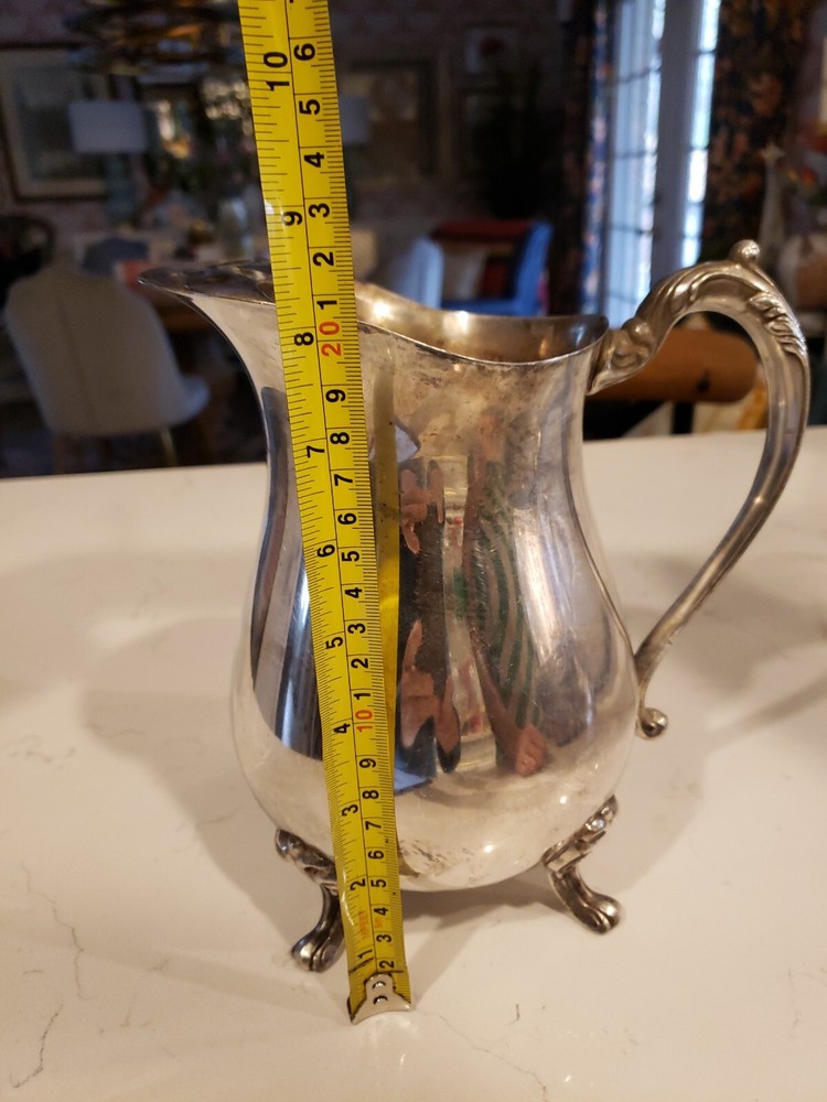 Vintage Silver Plated Water Pitcher