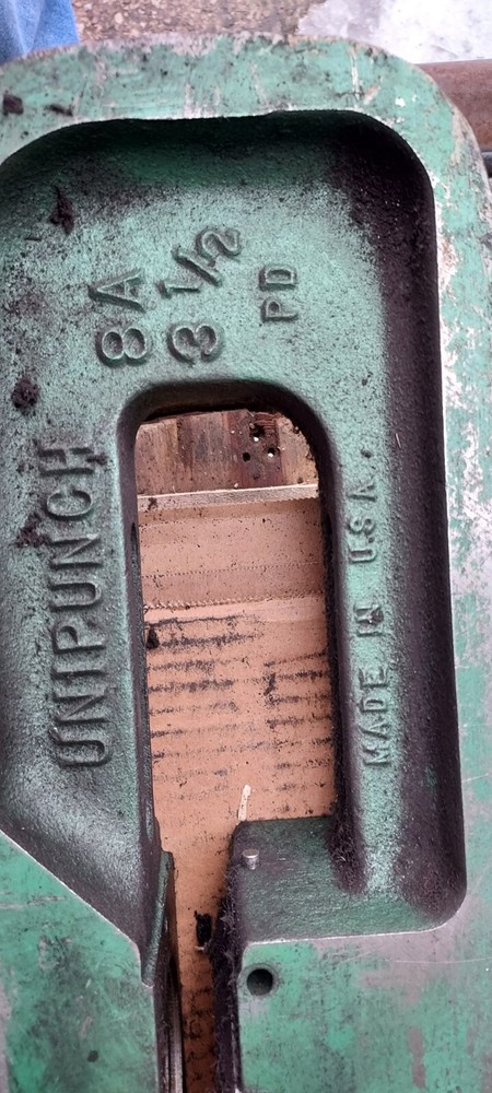 UNIPUNCH tooling 8A 3 1/2 PD