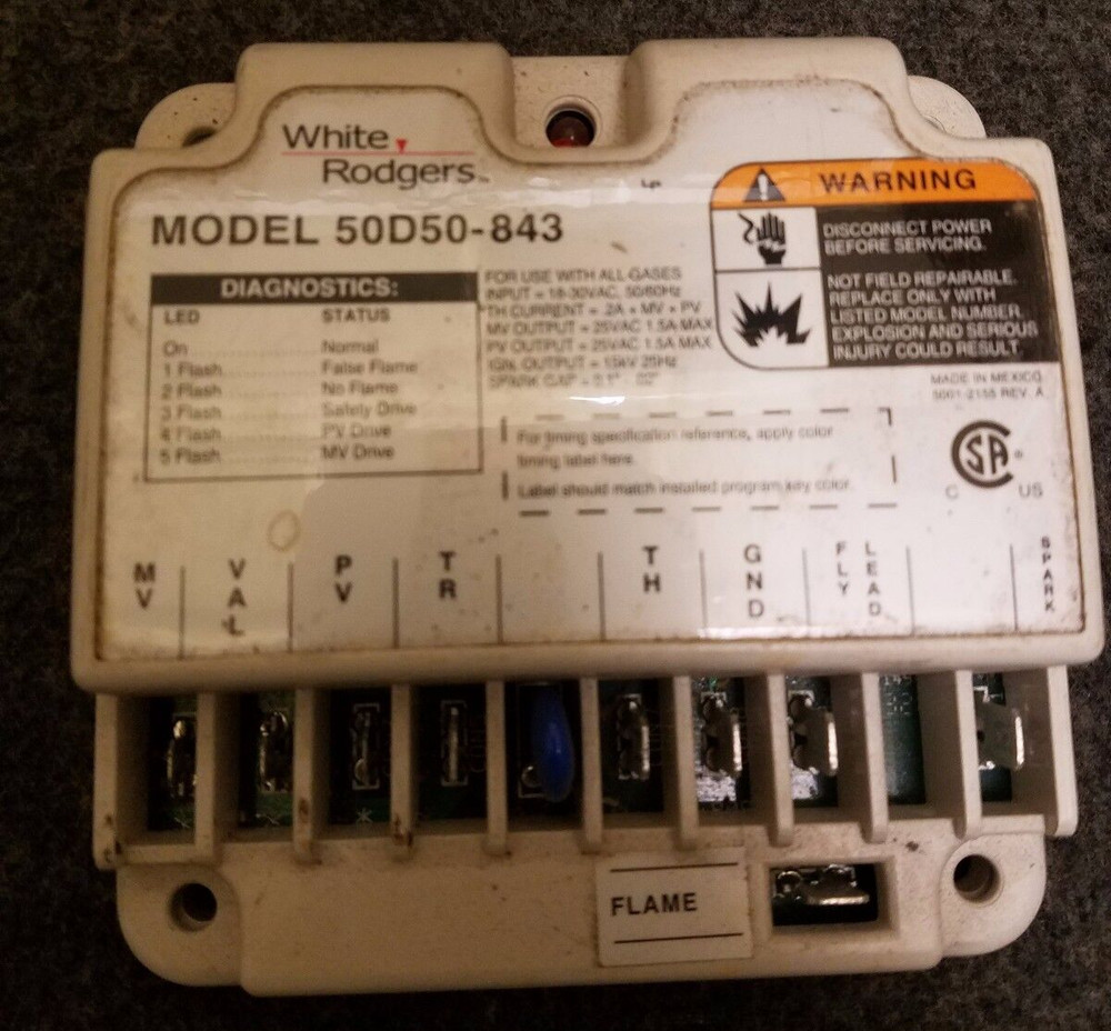 WHITE-RODGERS 50D50-843 NON-INTEGRATED IGNITION MODULE (A Chip)