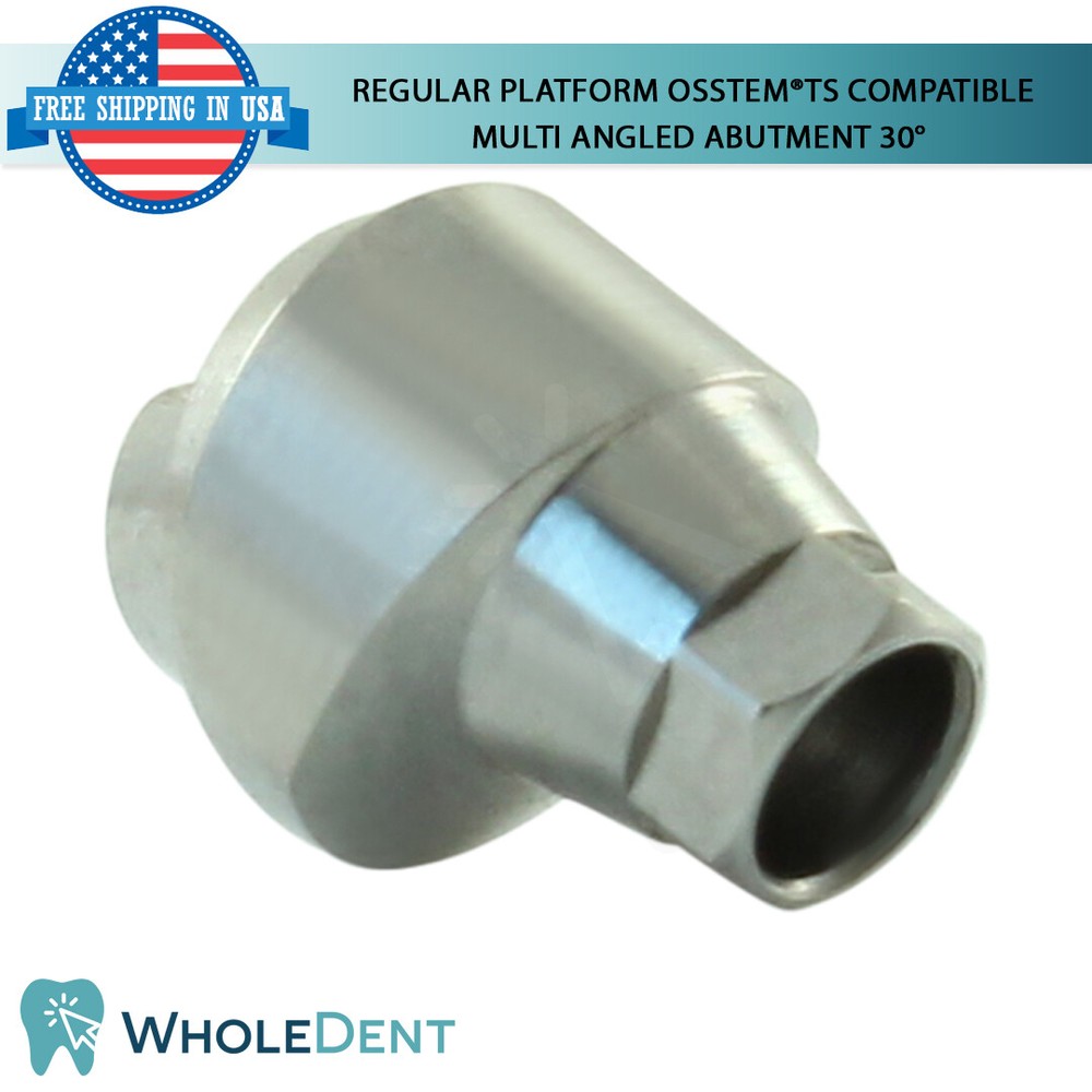 1X Dental Osstem® TS Compatible Regular Platform Multi Angulated Abutment 30°