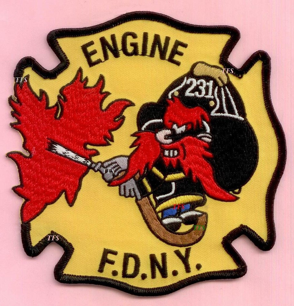 New York City Fire Dept Engine 231 Patch