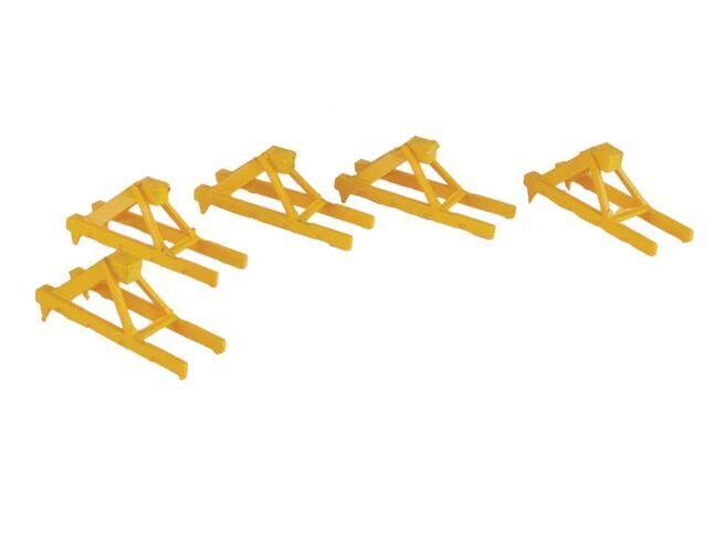 Walthers 933-2602 Track Bumper - Built-ups Yellow Pkg (5) N Scale Train