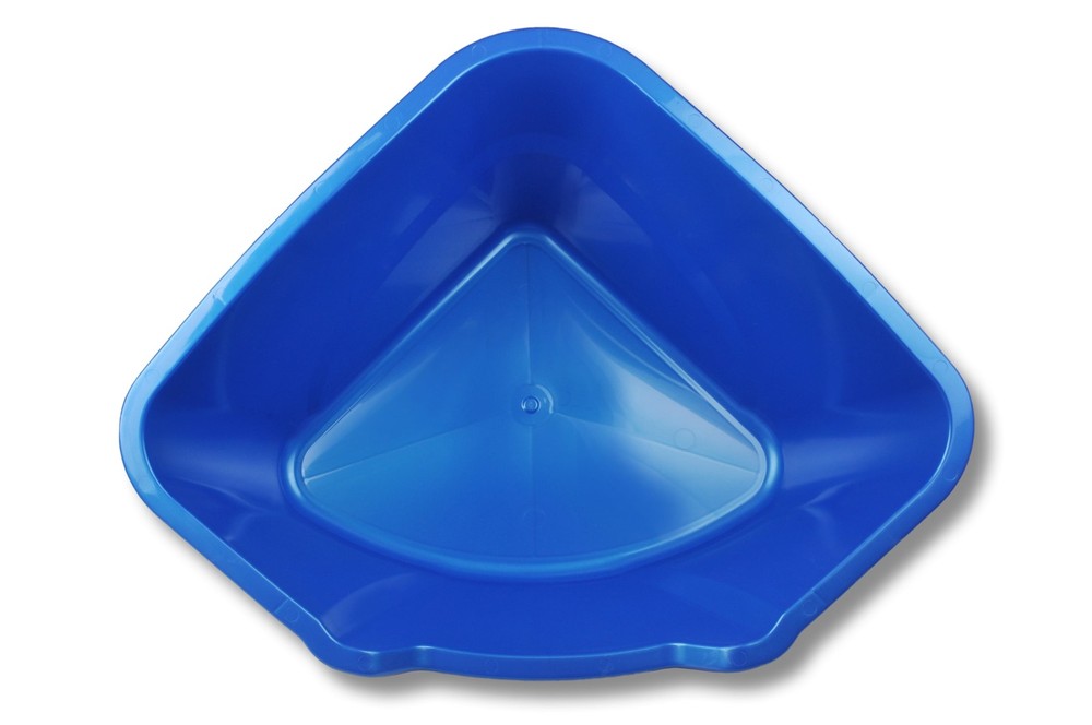 Van Ness High Sided Pan, Corner Cat Litter Box, Durable Plastic Construction