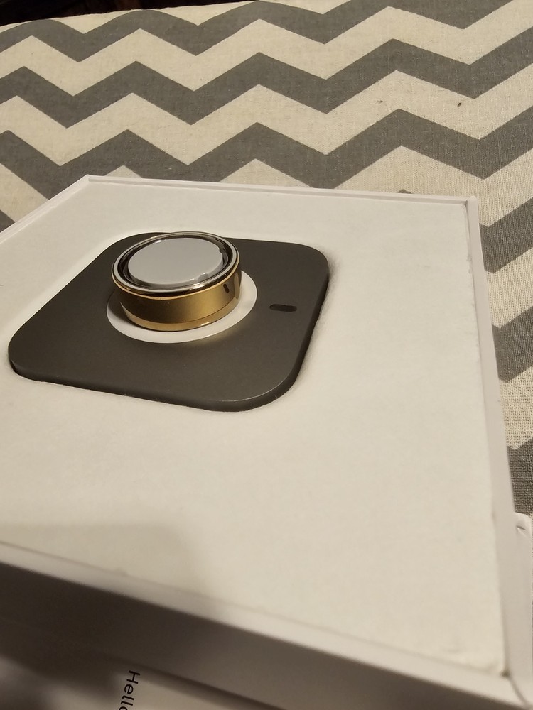 Oura Ring 4th Gen Gold, Size 7, Sleep Activity Tracker Smart Ring
