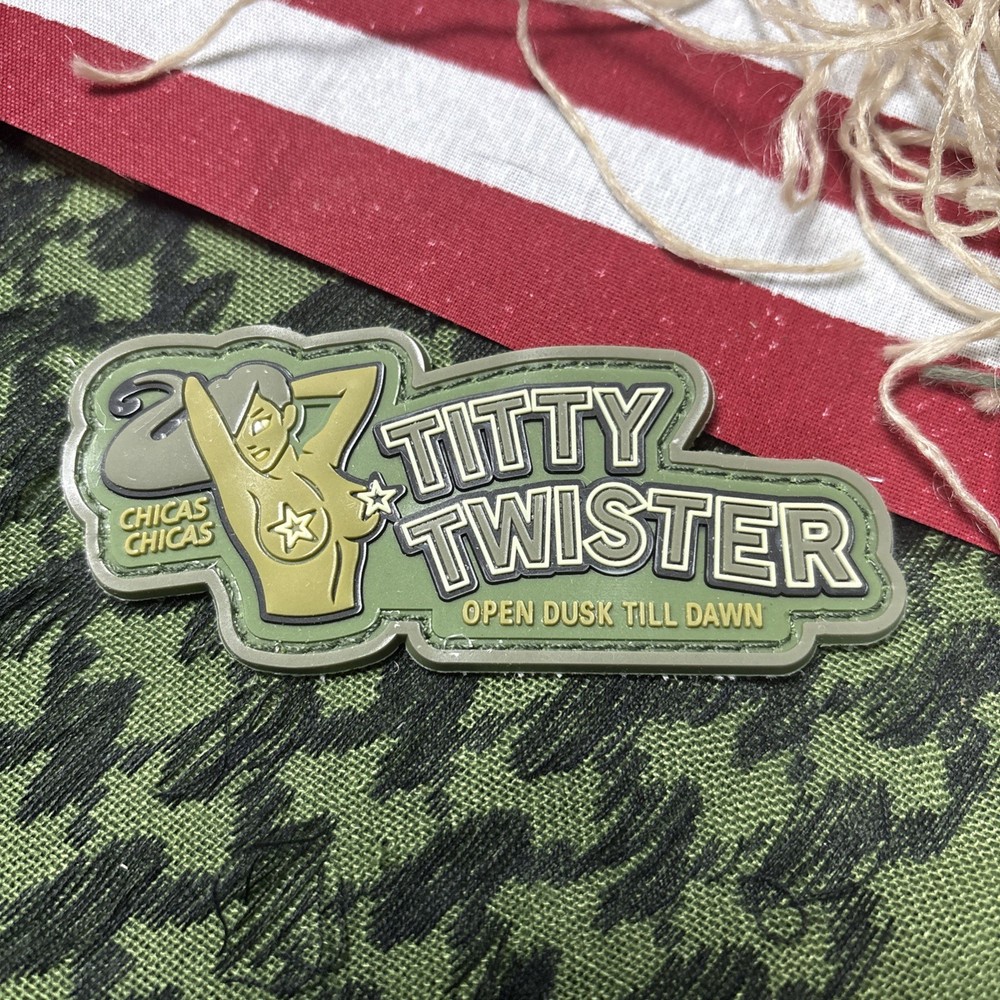 PvC 3D: Bar From Dusk Till Dawn Morale Tactical Hook & Loop Patch High Quality