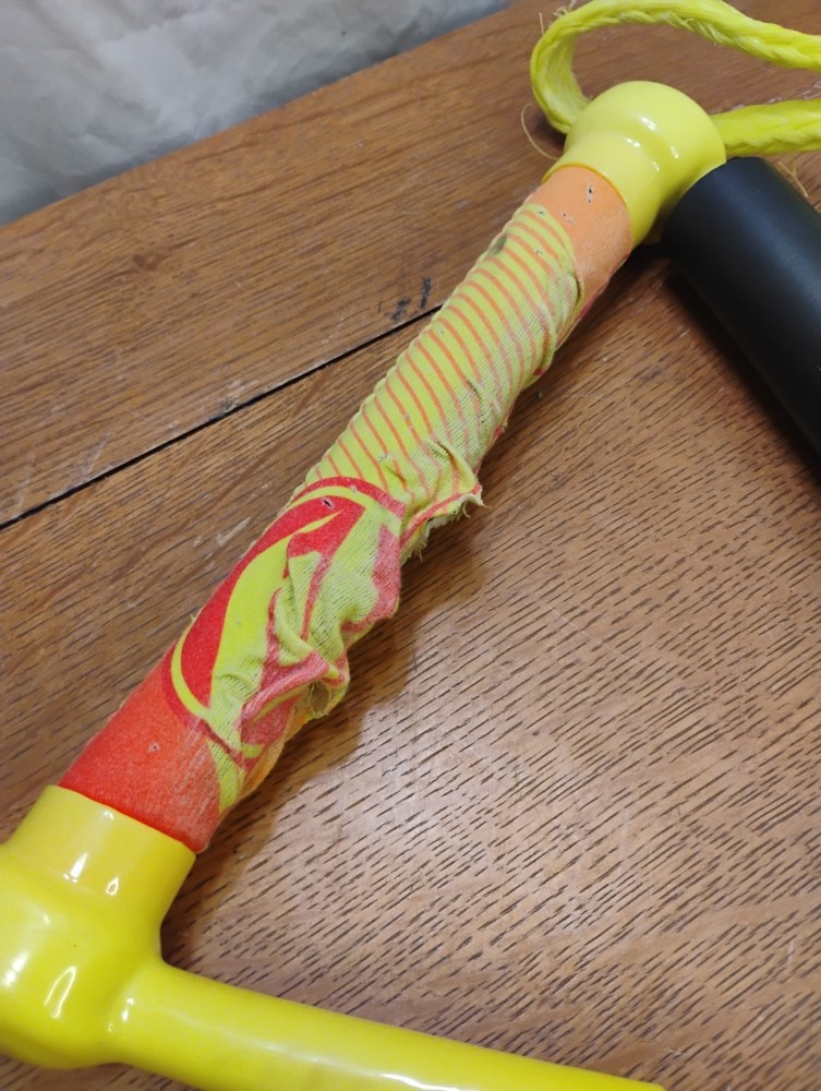 Hyperlite 20' Surf Wakeboard Waterski Breaded Rope W/ Handle Yellow