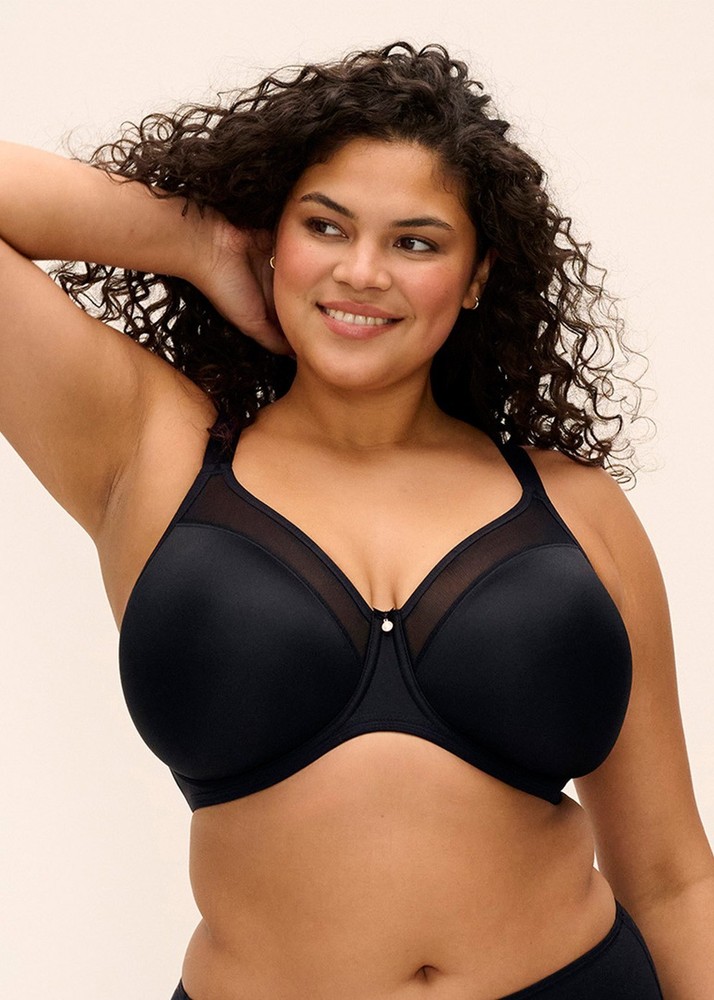 Elomi Smooth Underwire Molded Bra Womens Full Coverage Support Plus Size DD-M
