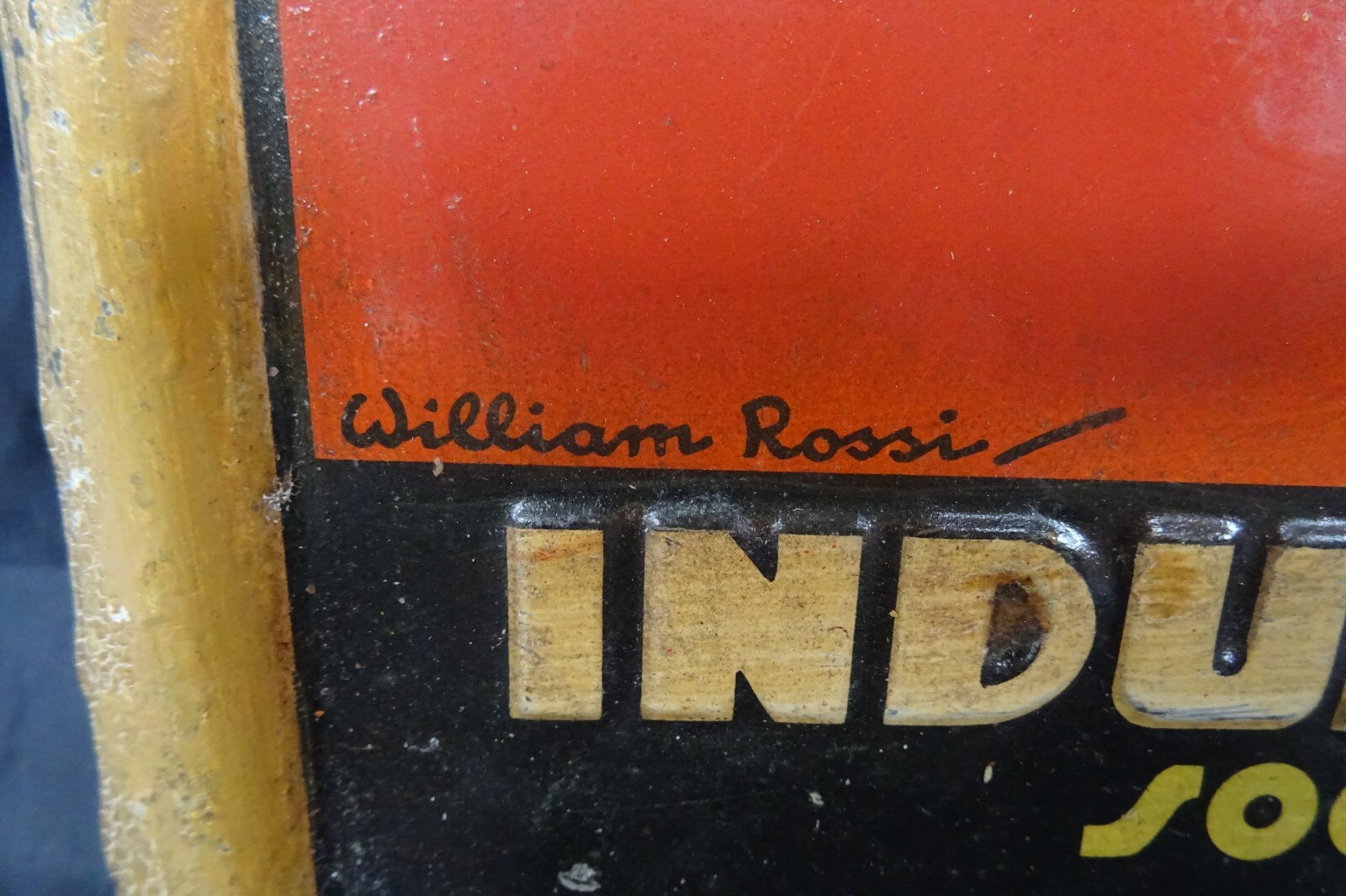IVIN paint sign Fiat Alfa Romeo Isotta Fraschini 1930s