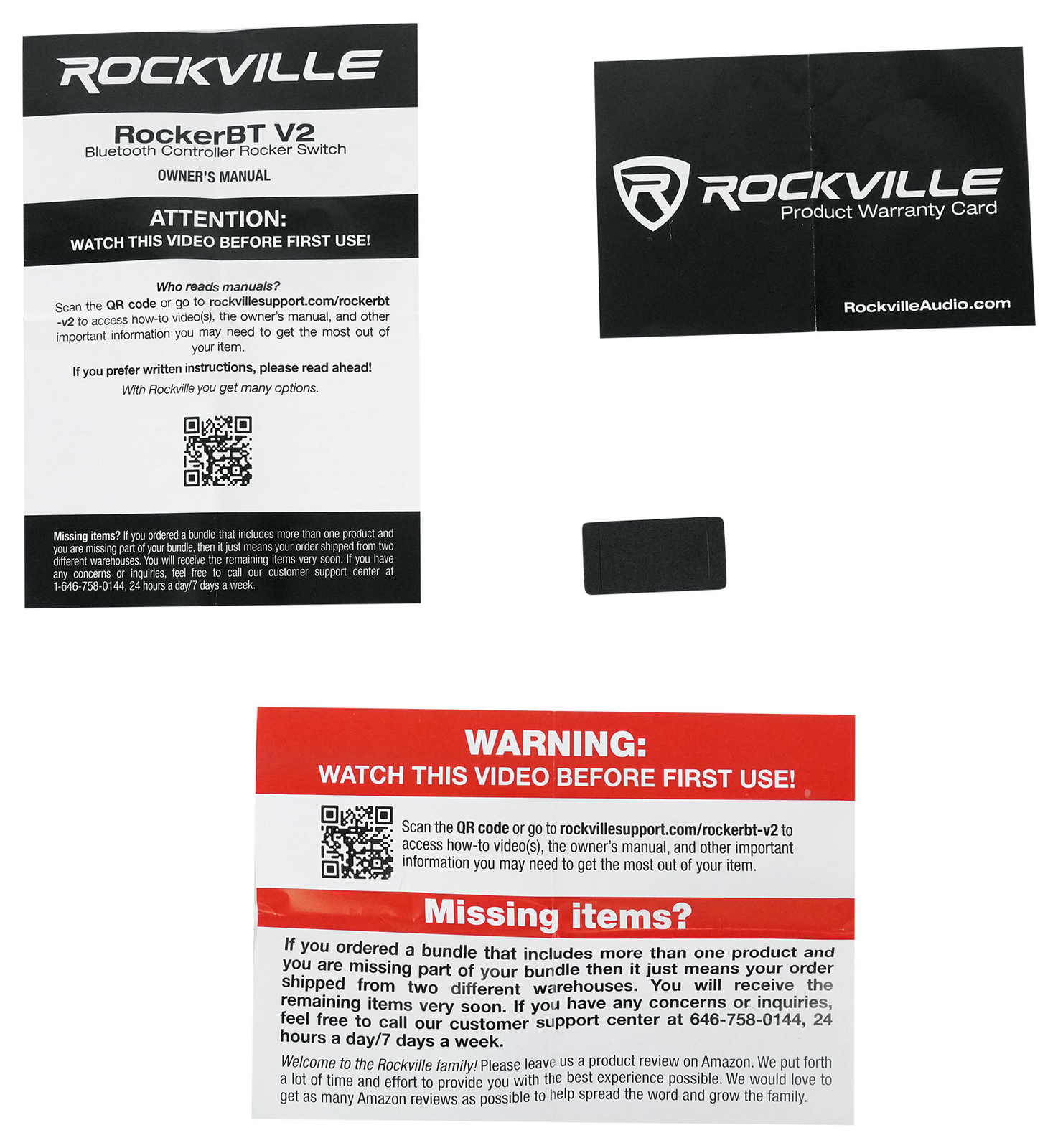 Rockville RockerBT Rocker Switch Bluetooth Controller+Aux For RZR/ATV/UTV/Cart