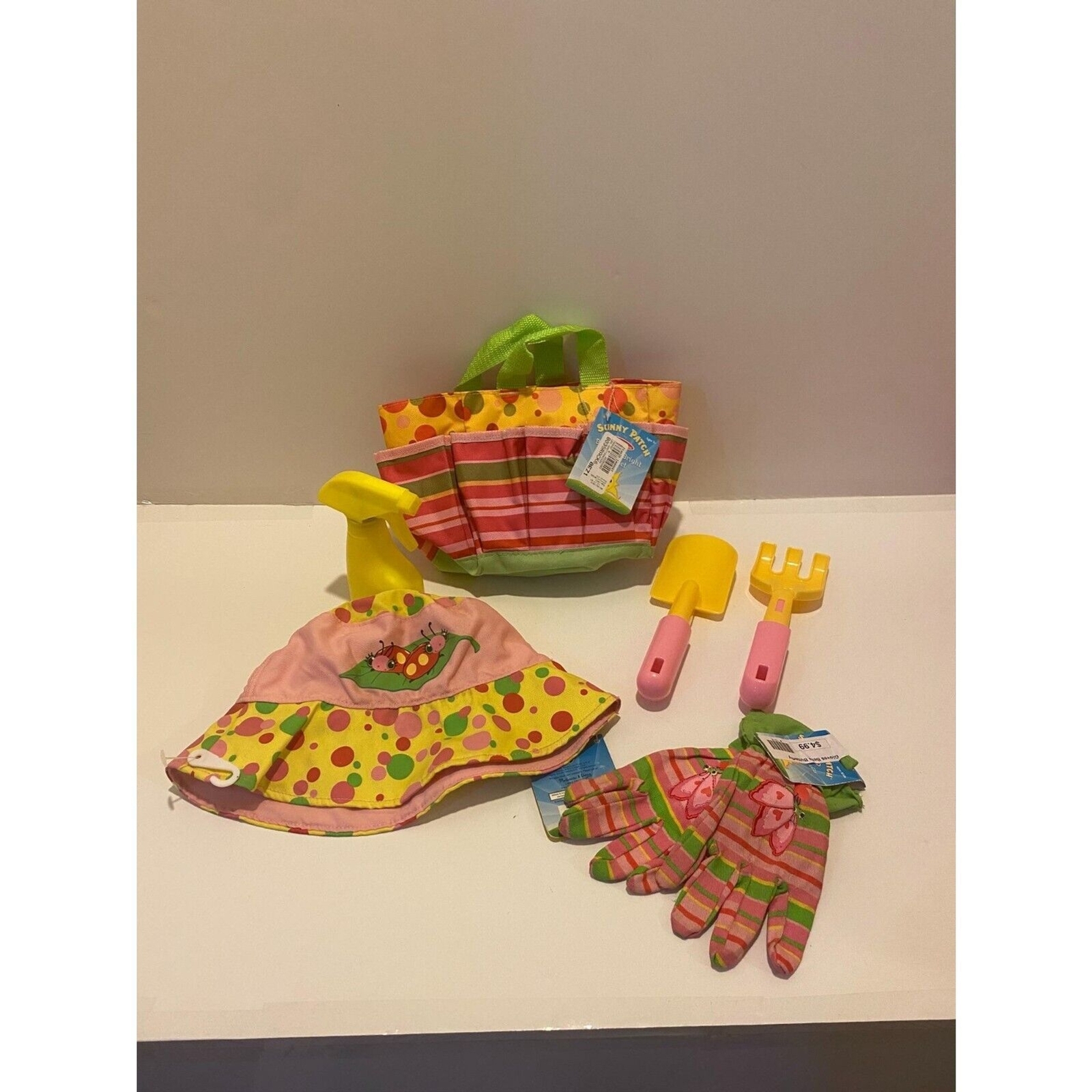 Melissa & Doug Sunny Patch Blossom Bright Tote Gardening Toy Set Kids Outdoor