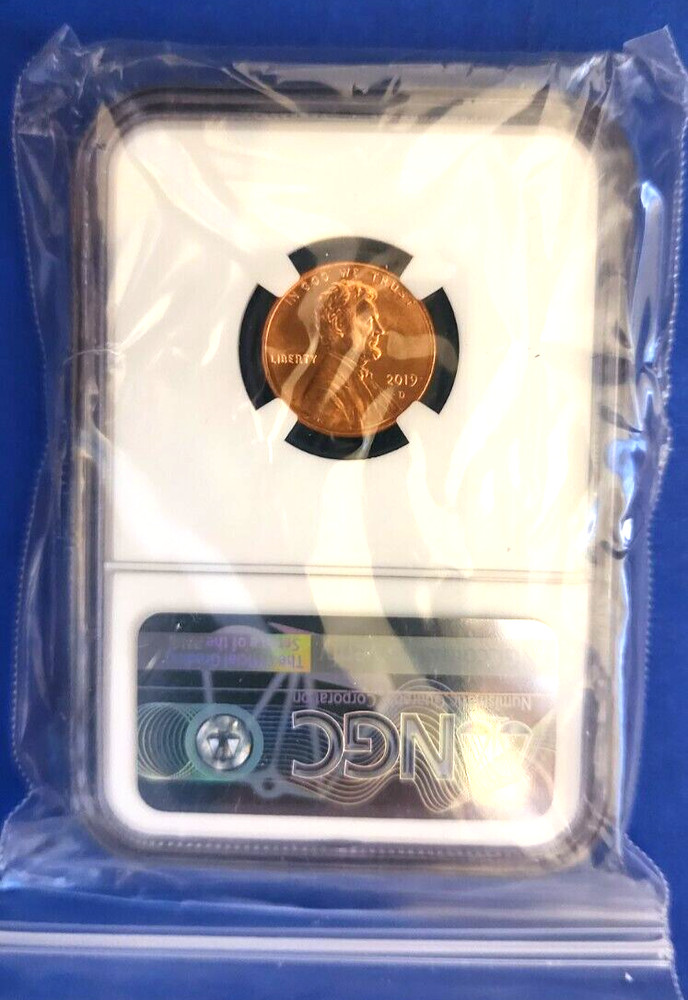 2019 D Lincoln SHIELD Cent 1c NGC MS 66 RD Brown Label
