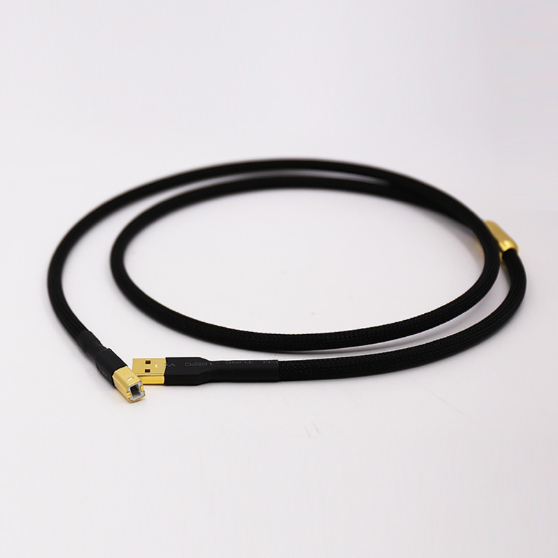 OCC Copper Cord USB 2.0 Cable A-B HiFi Decoder Data Wire Type A to Type B